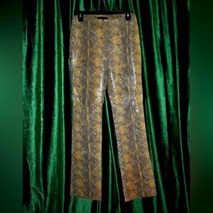 GUESS snake skin leather pants